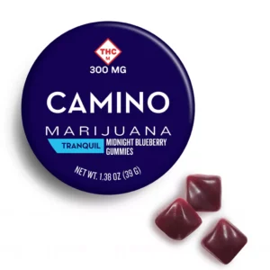 Camino Midnight Blueberry High Dose Gummies