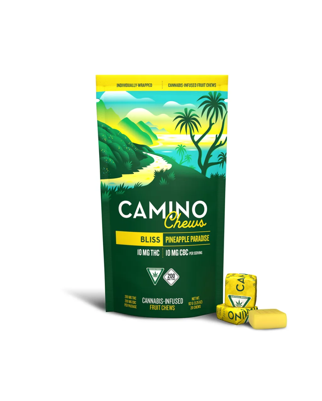 Buy Camino 10mg 'Bliss' Pineapple Paradise Fruit Chews