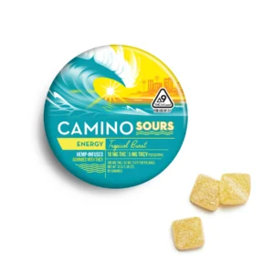 Camino Sours Tropical Burst 'Energy'-10mg : 5mg THCV Gummies